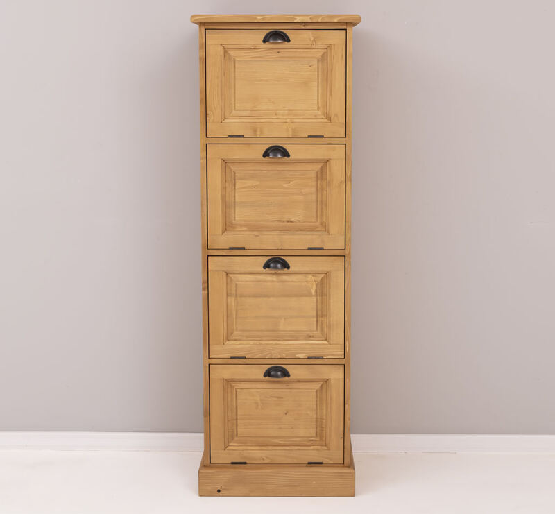 Aktenschrank mit Kippfächern im Landhausstil