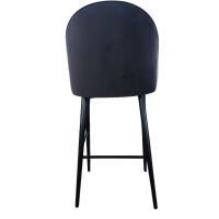 Barhocker mit Lehne gepolstert - BETTY 2