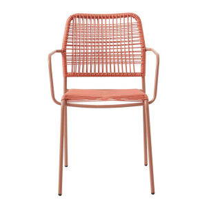 Robuster Gartenstuhl in Trendfarbe Flamingo