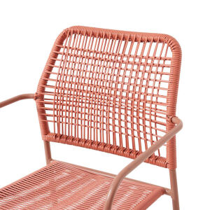 Robuster Gartenstuhl in Trendfarbe Flamingo