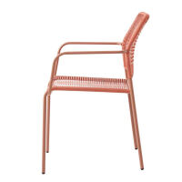 Robuster Gartenstuhl in Trendfarbe Flamingo
