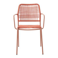 Robuster Gartenstuhl in Trendfarbe Flamingo