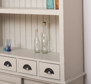 Barregal für Weinliebhaber  im Landhausstil Antik-Look cremegrau
