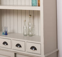 Barregal für Weinliebhaber  im Landhausstil Antik-Look cremegrau