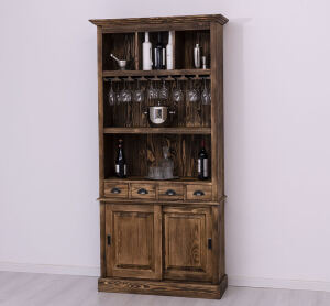 Barregal für Weinliebhaber im Landhausstil braun...