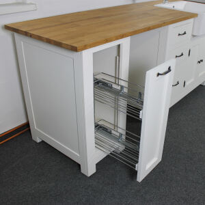 Küche Landhausstil weiß L-Form