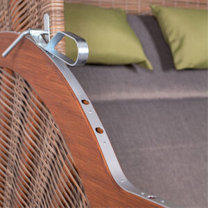 Strandkorb Pure Comfort XL natur-grau
