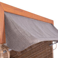 Strandkorb Pure Comfort XL natur-grau