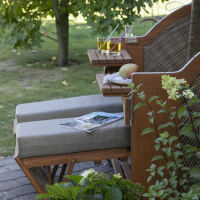 Strandkorb Pure Comfort XL natur-grau