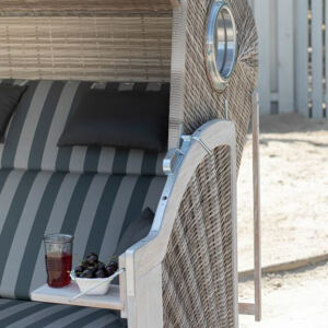 Strandkorb Pure Cliff XXL hellgrau