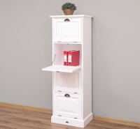 Aktenschrank im Landhausstil  weiß Antik-Look