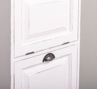 Aktenschrank im Landhausstil  weiß Antik-Look