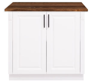 Landhausstil Spülenunterschrank - Kiefernplatte
