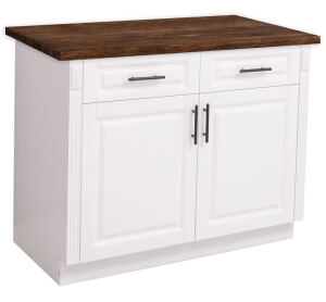 Landhausstil Küchenunterschrank mit zwei Schubladen...