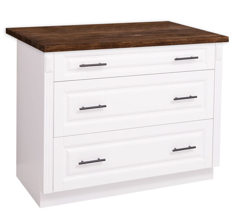 Landhausstil Küchenmodul mit Auszügen - Kiefernplatte