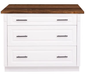 Landhausstil Küchenmodul mit Auszügen -...