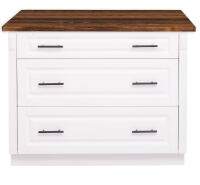 Landhausstil Küchenmodul mit Auszügen - Kiefernplatte