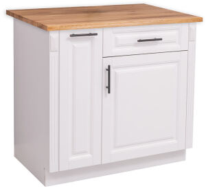Landhausstil Küchenunterschrank mit Ausziehregal -...