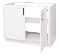 Landhausstil Spülenunterschrank groß - Eichenplatte