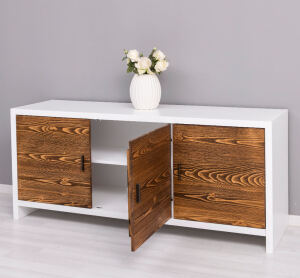 Minimalistisches Sideboard mit Holztüren Berlin