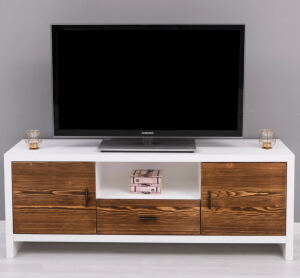TV Lowboard mit Holztüren Berlin, 160 cm
