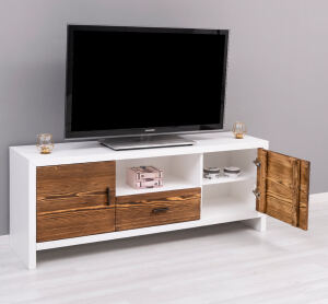 TV Lowboard mit Holztüren Berlin, 160 cm