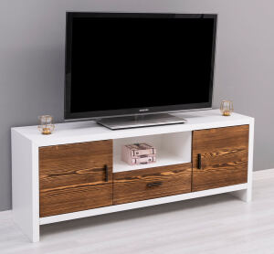 TV Lowboard mit Holztüren Berlin, 160 cm