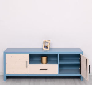 TV Lowboard mit Holztüren Berlin, 160 cm