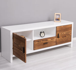 TV Lowboard mit Holztüren Berlin, 160 cm