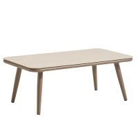 4-teiliges Loungemöbel-Set, creme-beige