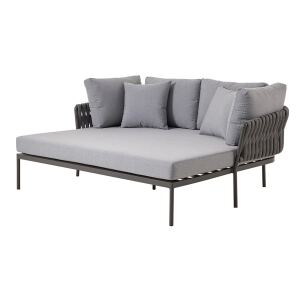 XXL-Outdoorbett grau-anthrazit