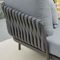 XXL-Outdoorbett grau-anthrazit