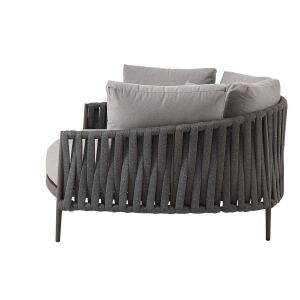 Outdoor-Daybed dunkelgrau