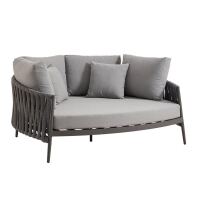 Outdoor-Daybed dunkelgrau