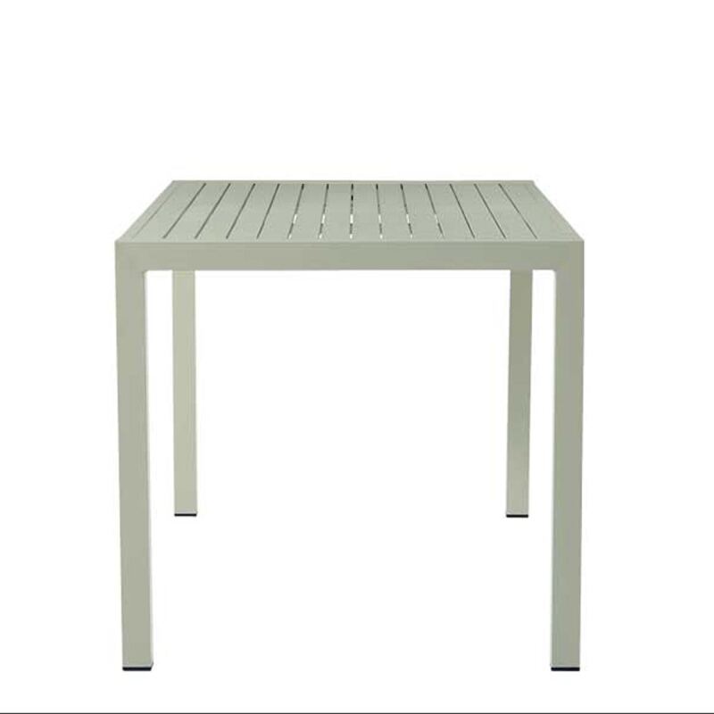 Wetterfester Terrassentisch 80x80cm, grün