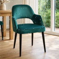 Polsterstuhl im Retro Look NOVA Microfaser LETTO - pflegeleicht