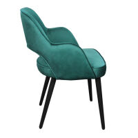 Polsterstuhl im Retro Look NOVA Microfaser LETTO - pflegeleicht