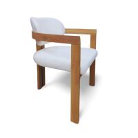 Moderner Esszimmer Polsterstuhl mit Armlehnen NORDIC