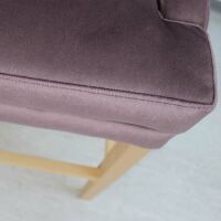 Gepolsterter Barhocker mit Lehne KIM