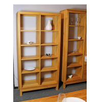 Lino Raumteiler-Regal Kernbuche - 100 x 38 x 201 cm