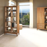 Lino Raumteiler-Regal Kernbuche - 100 x 38 x 201 cm