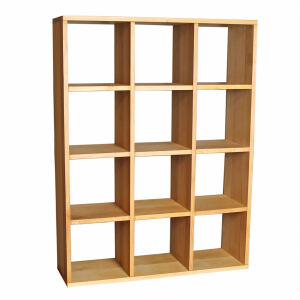 CD-Regal Massivholz Buche