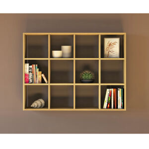 CD-Regal Massivholz Buche