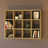 CD-Regal Massivholz Buche