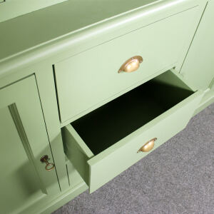 Landhaus Buffetschrank resedagrün