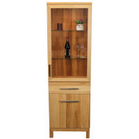 Schmaler Esszimmerschrank Kernbuche massiv geölt