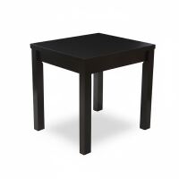 Esstisch Industrial Design 80x80cm schwarz