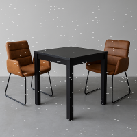 puristischer Esstisch 80x80cm