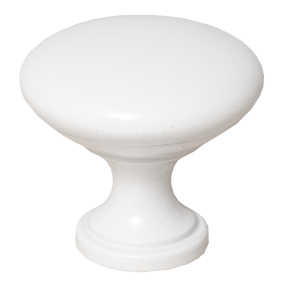 BUTON-GZ-TERNI-1-10, Möbelknopf weiß 30x30x29 mm