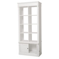 Raumteiler Bücherregal Landhausstil natur (unlackiert)